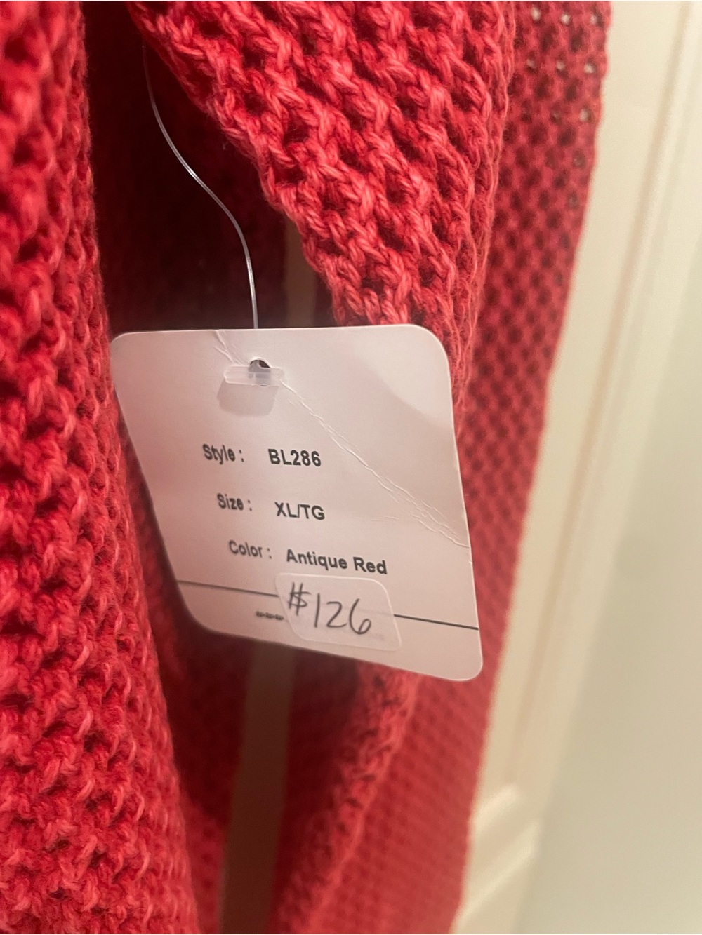 P.J. Blues Coral Scoop Neck Open-Knit Sweater with Shoulder Buttons - Picture 4 of 7